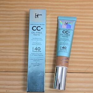 IT Cosmetics CC+ Oil-Free Matte Cream - Rich Honey NIB